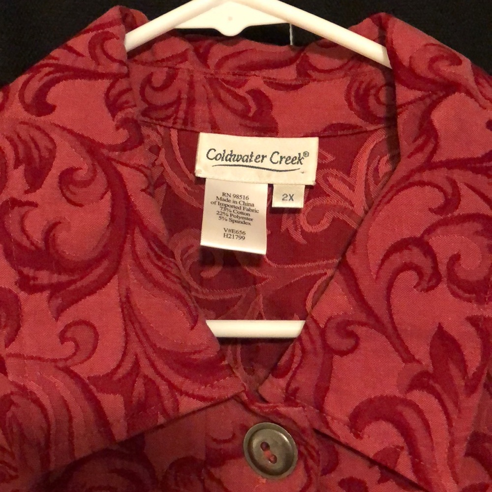 Coldwater Creek jacket. 2X excellent condition.
